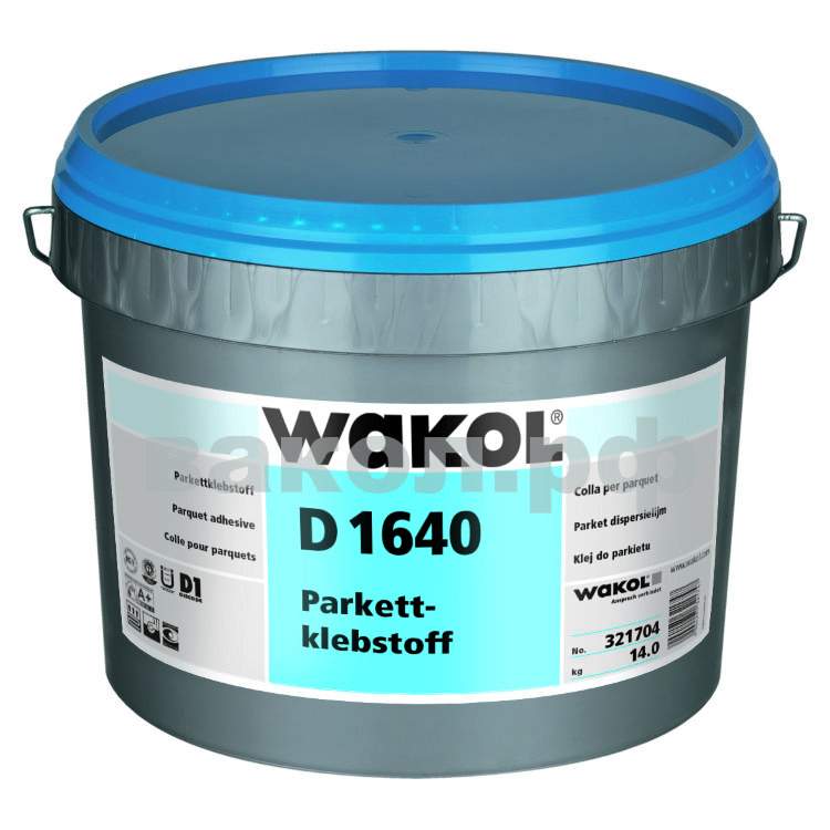 WAKOL D 1640 дисперсионный паркетный клей 14 кг WAKOL D 1640 дисперсионный паркетный клей 14 кг