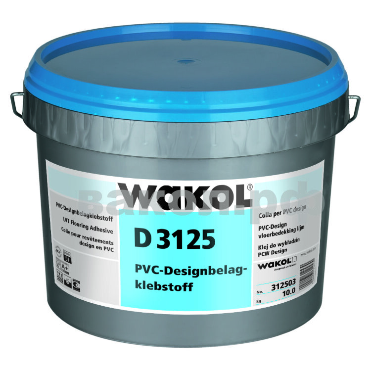 WAKOL D 3125 клей для дизайнерских ПВХ-покрытий 10 кг